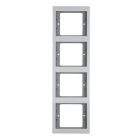 Hager Berker K.5 Afdekraam 13437003 Aluminium