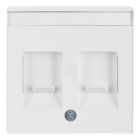 Hager Berker Q Centraalplaat RJ45 11816089 Alpinwit
