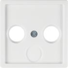 Hager Berker Q Centraalplaat satelliet 12036089 Alpinwit