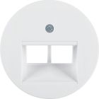 Hager Berker R Centraalplaat IAEUAE 14092089 Alpinwit