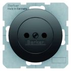 Hager Berker R Wandcontactdoos 6161032045 Zwart