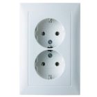 Hager Berker SB Wandcontactdoos 47728989 Alpinwit glanzend