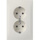 Hager Berker SB Wandcontactdoos 47721909 Alpinwit mat