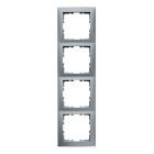 Hager Berker S.1 Afdekraam 10149939 Aluminium