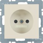 Hager Berker S.1 Wandcontactdoos 6167038982 Crème glanzend