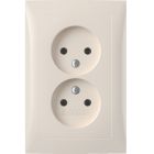 Hager Berker S.1 Wandcontactdoos 47958982 Crème glanzend