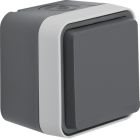 Hager Berker W.1 Wandcontactdoos 47403515 Staalgrijs