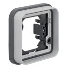 Hager Berker W.1 Afdekraam 13283505 Staalgrijs