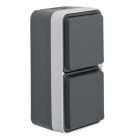 Hager Berker W.1 Wandcontactdoos 47703525 Staalgrijs