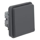 Hager Berker W.1 Wandcontactdoos 47063515 Staalgrijs