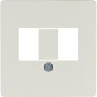 Hager Berker WGUP Centraalplaat audioworld 145802 Crème