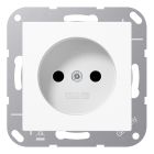 Jung AAS Range Wandcontactdoos A1510NWW Alpinwit