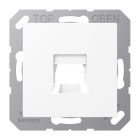 Jung A Range Centraalplaat RJ45 A15691WEWWM Sneeuwwit mat