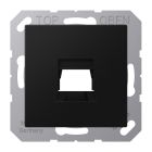 Jung A Range Centraalplaat RJ45 A15691WESWM Grafietzwart mat