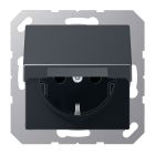 Jung A Range Wandcontactdoos A1520NBFKLANM Antraciet mat