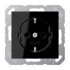 Jung A Range Wandcontactdoos A1520NBFSW Zwart