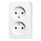 Jung AP600 Wandcontactdoos 6010AWW Alpinwit