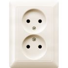 Jung AS Range Wandcontactdoos AS5010U Crème