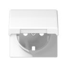 Jung AS Range Centraalplaat stopcontact AS1520KLPLWW Alpinwit