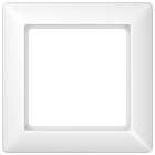 Jung AS500 Afdekraam AS581WW Alpinwit