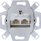 Jung Basiselement Datacontactdoos UAE88UPOK6 2xRJ45
