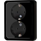 Jung CD Range Wandcontactdoos CD5020NSW Zwart