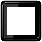 Jung CD500 Afdekraam CD581SW Zwart