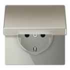 Jung LS Range Wandcontactdoos ES1520NKL Edelstaal