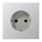 Jung LS Range Wandcontactdoos AL1520NKI Aluminium