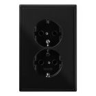 Jung LS Range Wandcontactdoos LS5015SW Zwart