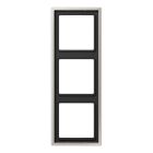 Jung LS990 Afdekraam ES2983 Edelstaal