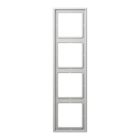 Jung LS990 Afdekraam LS984LG Lichtgrijs