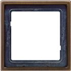 Jung LS990 Afdekraam ME2981AT Messing antiek