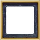 Jung LS990 Afdekraam ME2981C Messing klassiek