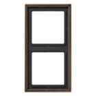 Jung LS990 Afdekraam ME2982AT Messing antiek