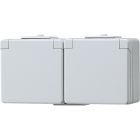 Jung WG600 Wandcontactdoos 622NW Grijs