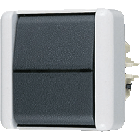 Jung WG800 Schakelaar 806E Grijs