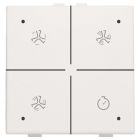 Niko Home Control Bedieningstoets 10152054 Alpinwit