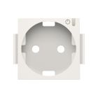 Niko Home Control Centraalplaat stopcontact 10166930 Alpinwit