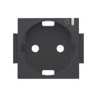Niko Home Control Centraalplaat stopcontact 12266930 Antraciet