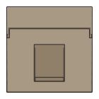 Niko Intense Centraalplaat RJ45 12365100 Brons