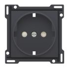 Niko Intense Centraalplaat stopcontact 12266901 Antraciet