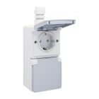 Niko New Hydro Wandcontactdoos 70037845 Grijs