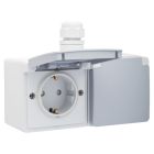 Niko New Hydro Wandcontactdoos 70037848 Grijs