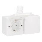 Niko New Hydro Wandcontactdoos 70137848 Alpinwit