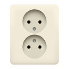 Niko Original Wandcontactdoos 10067410 Crème