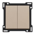 Niko Pure Bedieningswip 15761505 Staal champagne