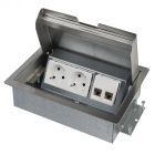 OCS Servicebox 3.0 Vloercontactdoos 33.72.160 2x230Vplus2xcat6a UTP