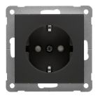 Peha Badora Wandcontactdoos 00276822 Zwart mat