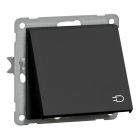 Peha Nova Brillance Wandcontactdoos 00034542 Zwart mat